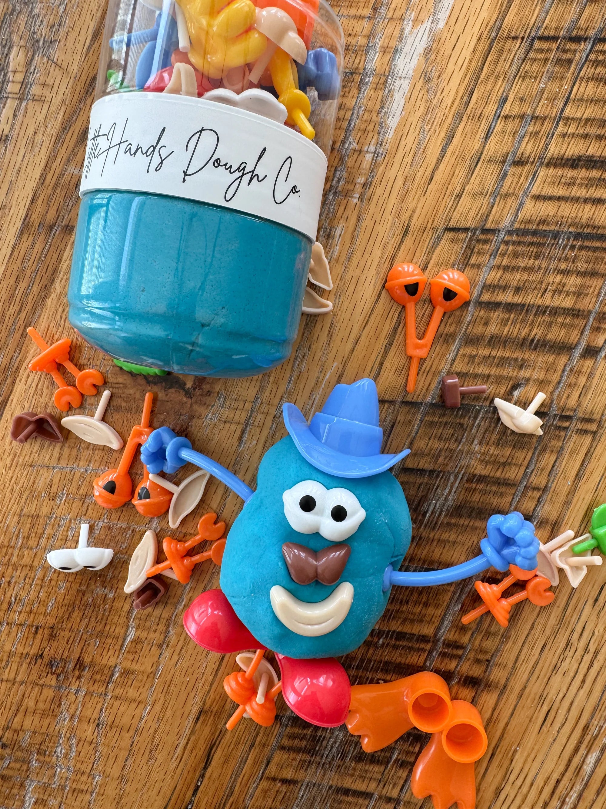 Pota-Dough-Head Playdough Jar