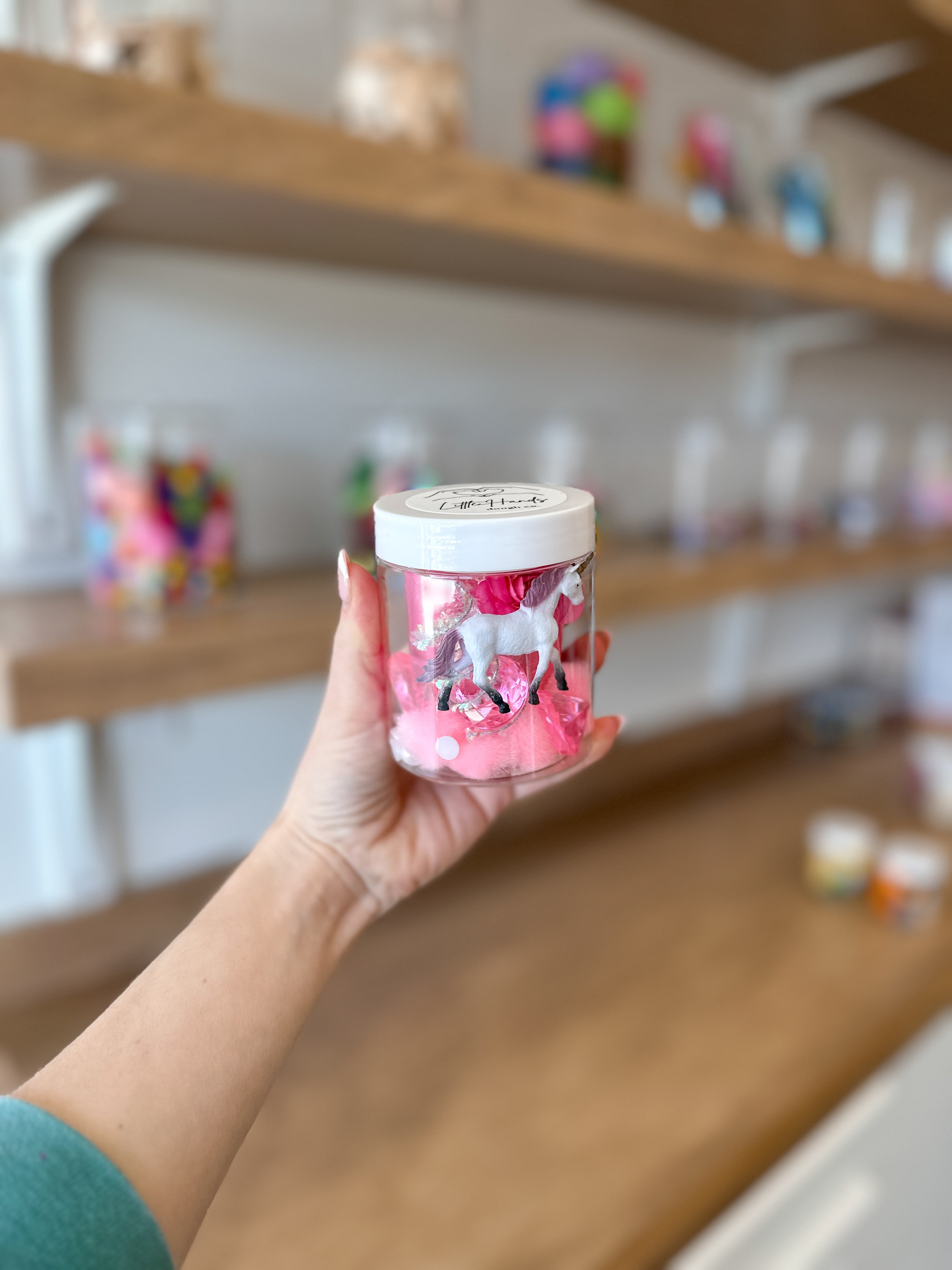Unicorn Playdough Jar