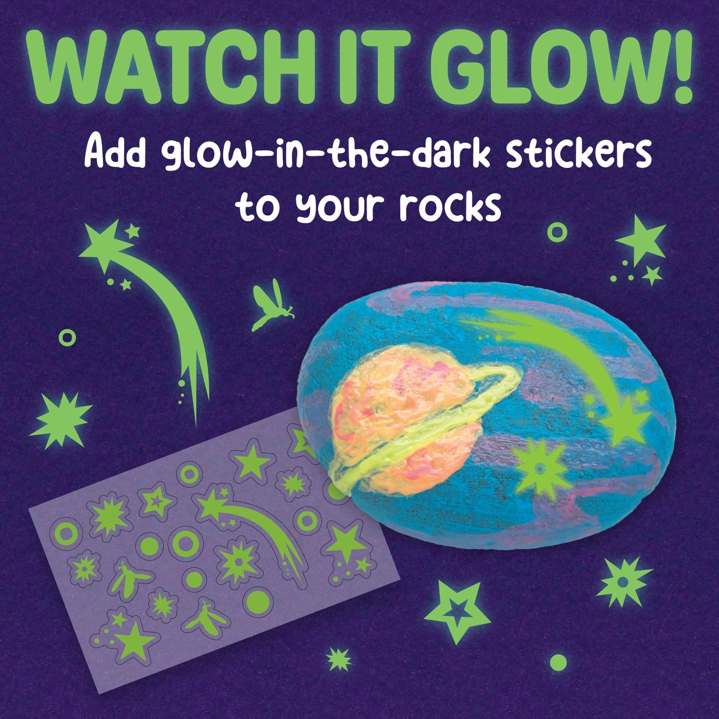 Glow-in-The-Dark Rocks Mini Craft Kit