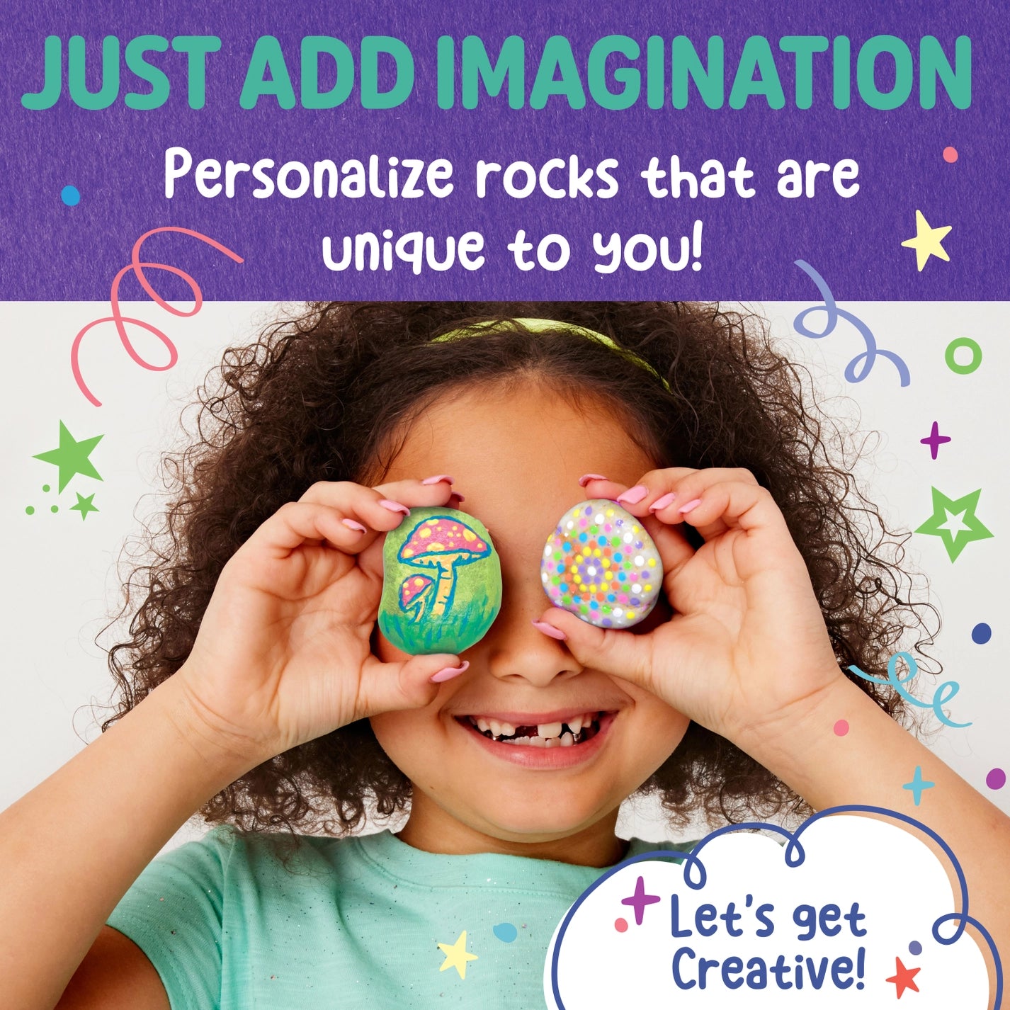 Glow-in-The-Dark Rocks Mini Craft Kit