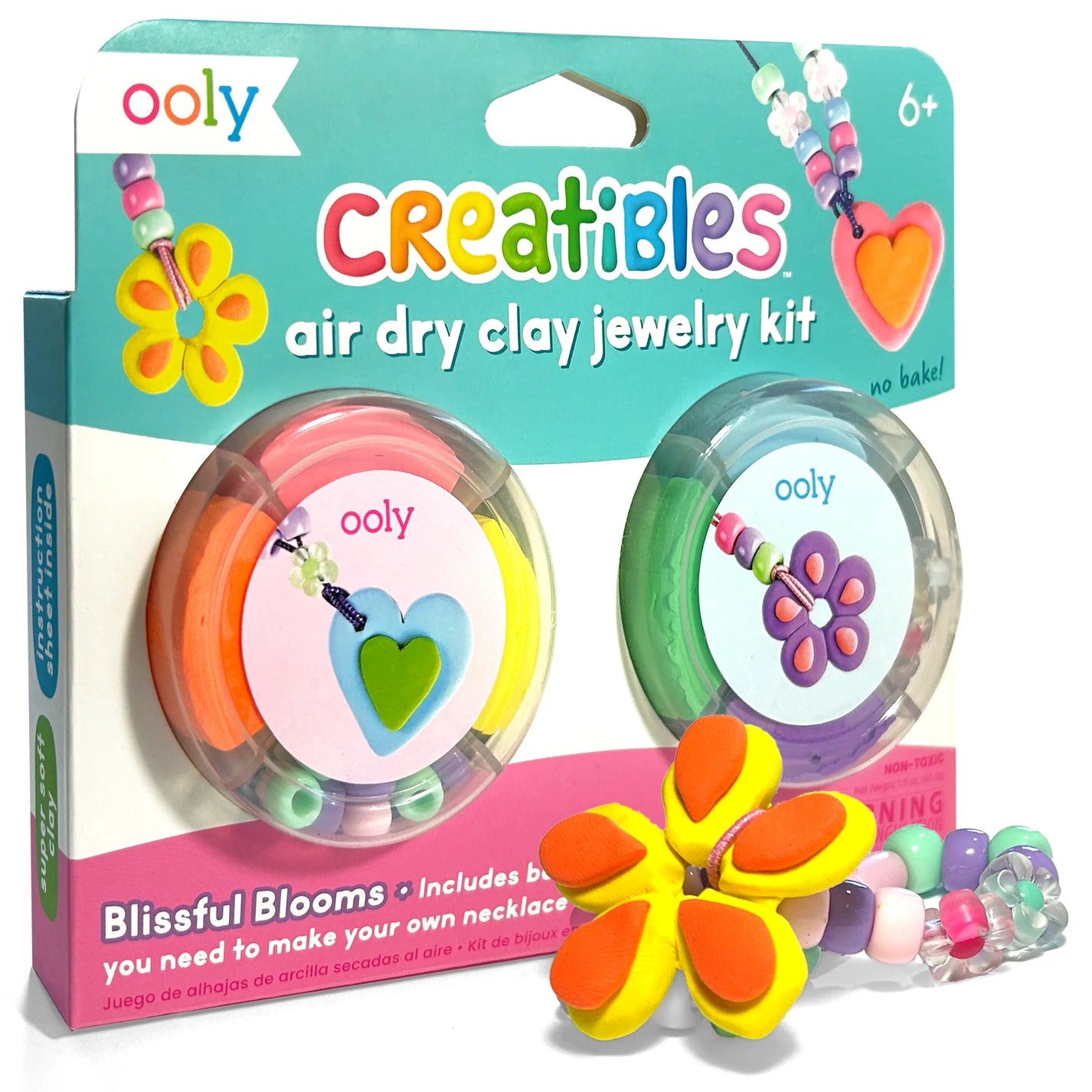 Creatibles Air Dry Clay Jewelry Kit (Blissful Bloom)