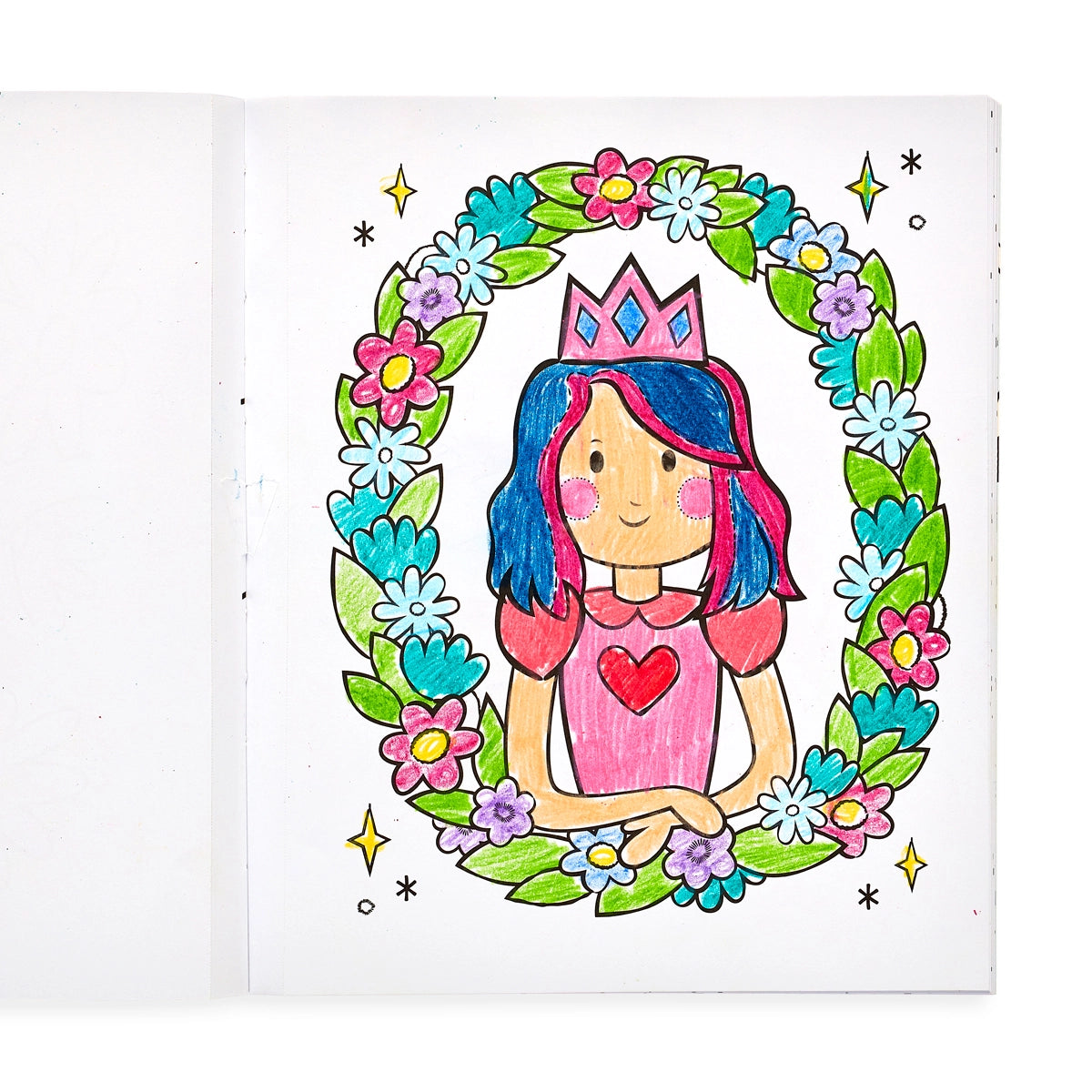 Coloring Book: Princesses & Fairies
