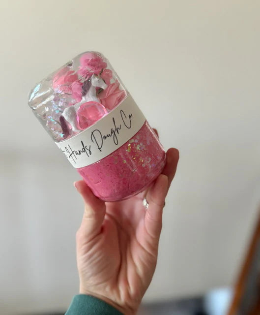 Unicorn Playdough Jar
