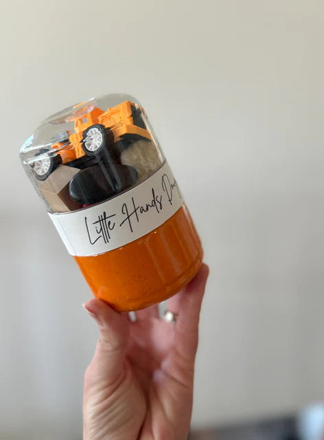 Construction Playdough Jar