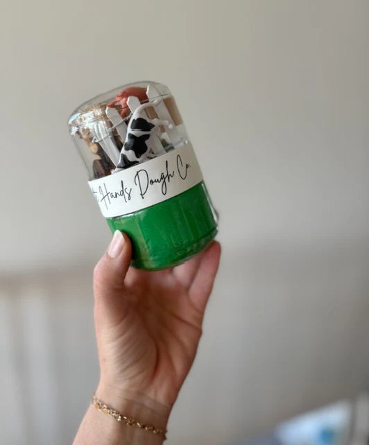 Farm Playdough Jar