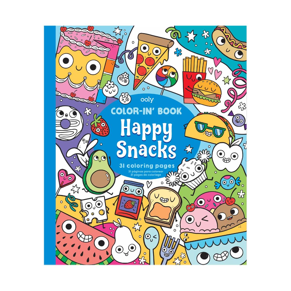 Coloring Book: Happy Snacks