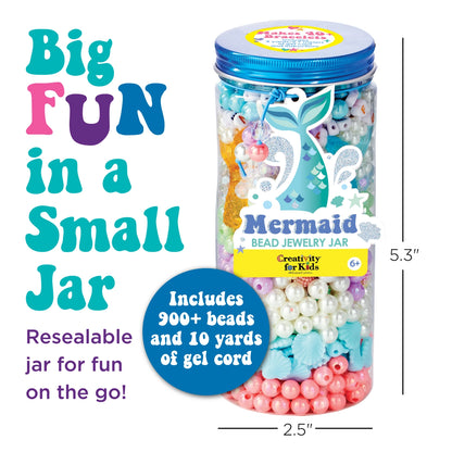 Bead Jewelry Jar: Mermaid