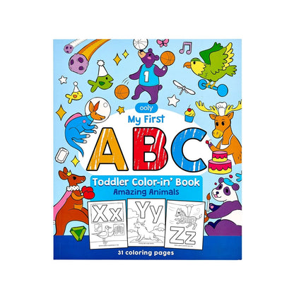 Toddler Coloring Book: My First ABC Coloring Book (Amazing Animals)