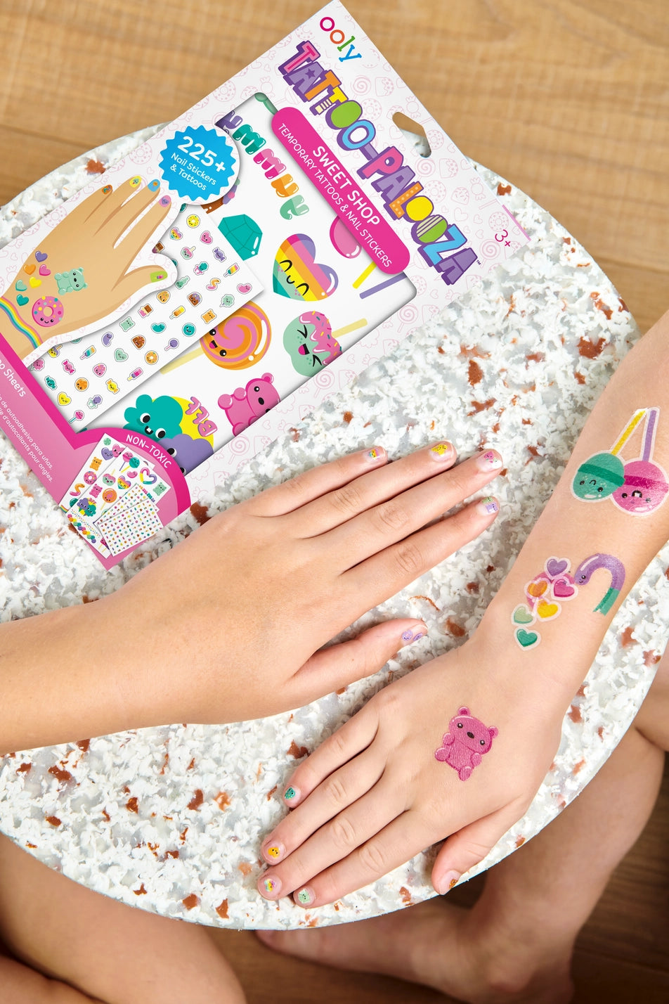 Tattoo Palooza: Temporary Tattoos + Nail Stickers (Unicorns)