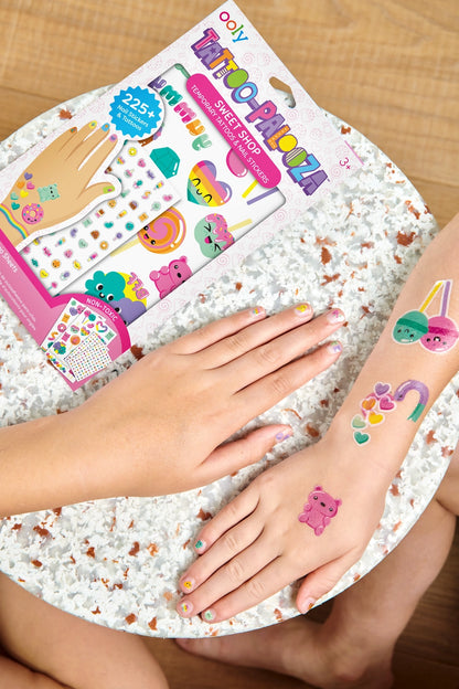 Tattoo Palooza: Temporary Tattoos + Nail Stickers (Unicorns)