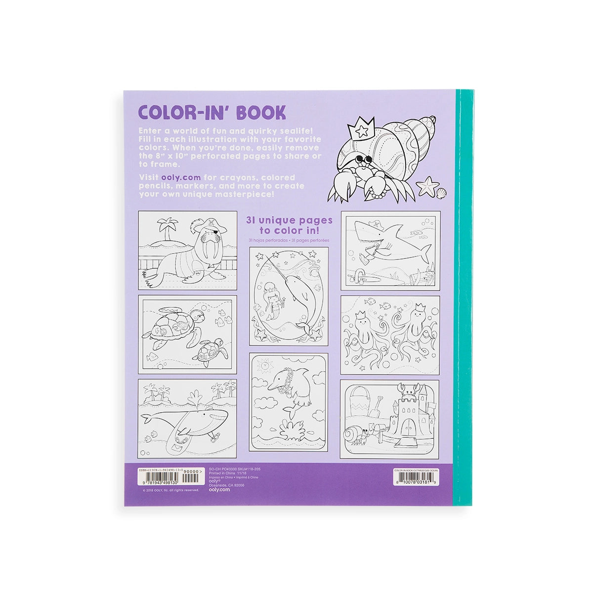 Coloring Book: Outrageous Ocean
