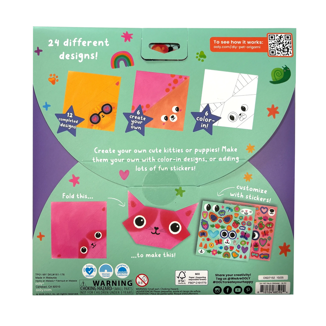 DIY Pet Pals Origami Kit