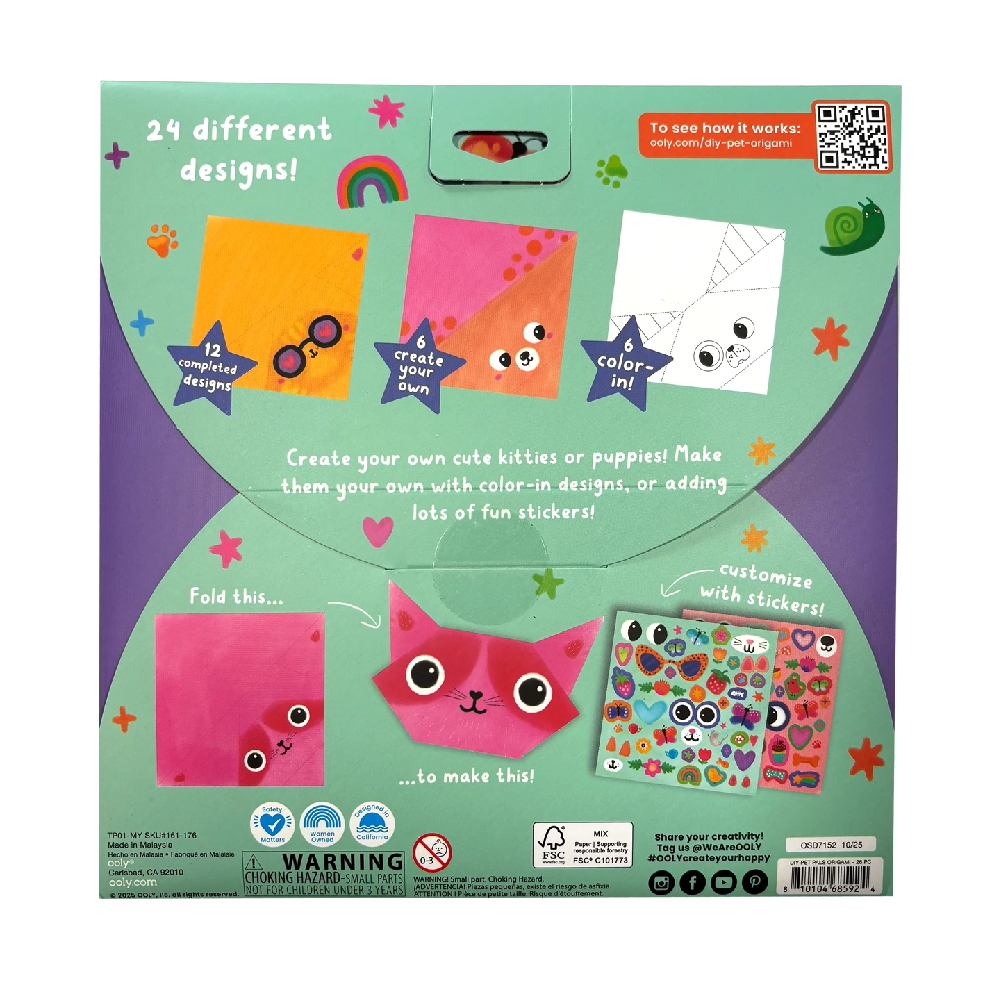 DIY Pet Pals Origami Kit
