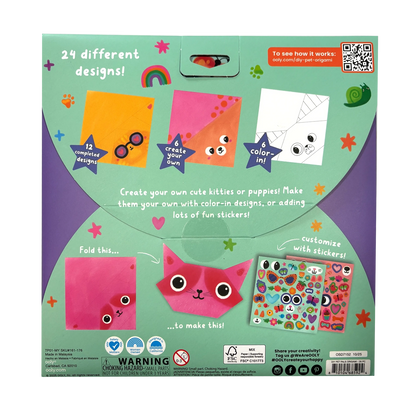 DIY Pet Pals Origami Kit