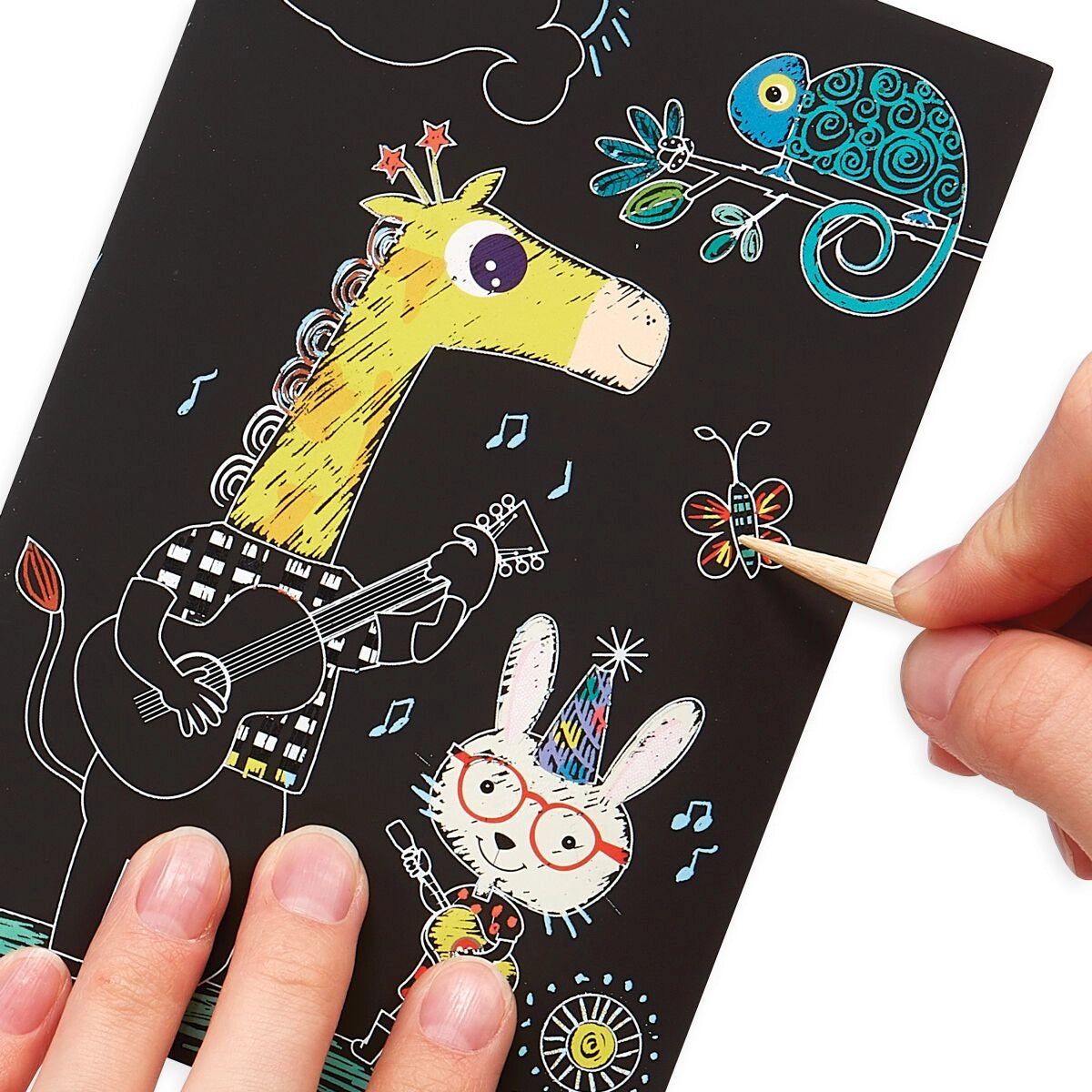 Mini Scratch &amp; Scribble Art Kit: Safari Party