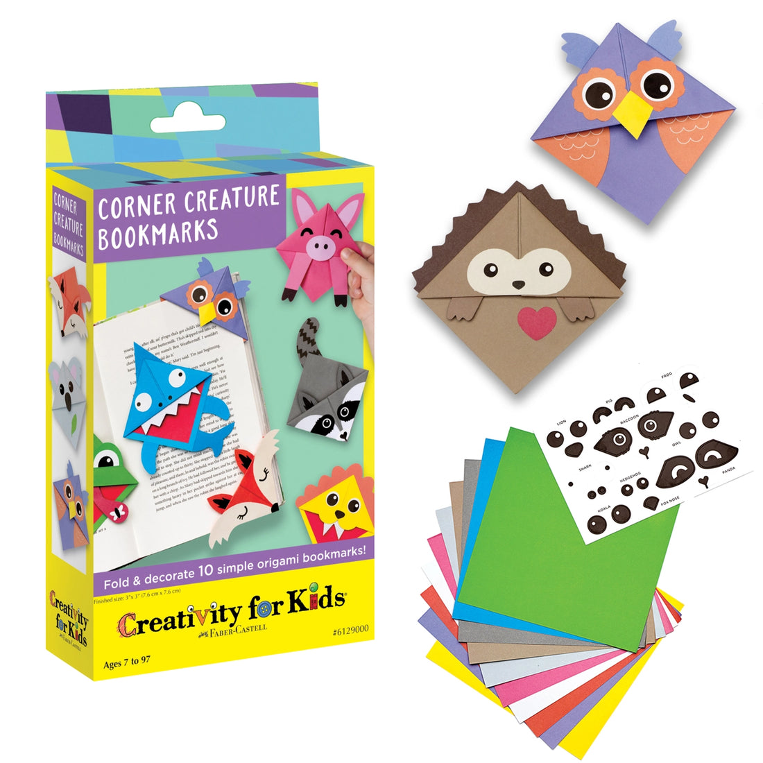 Corner Creature Bookmarks Mini Kit