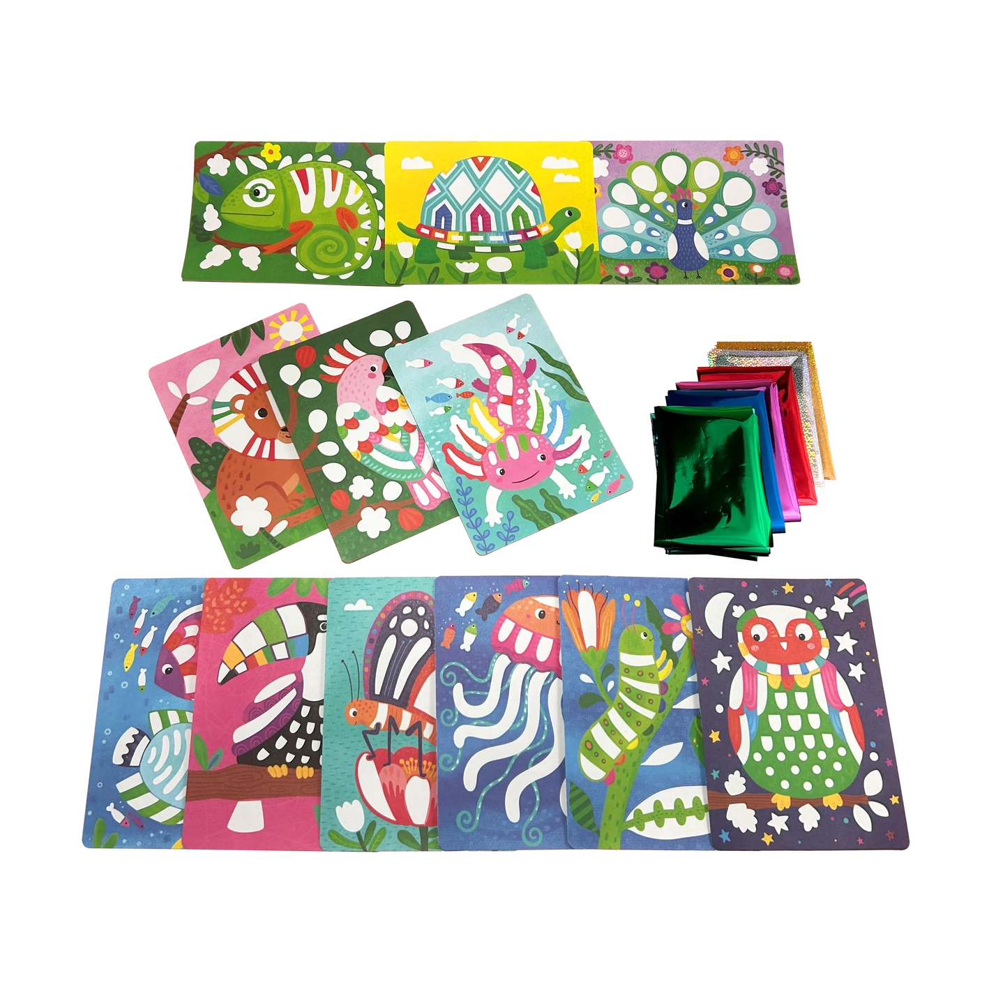 Foil-Tastic Foil Art Kit: Awesome Animals