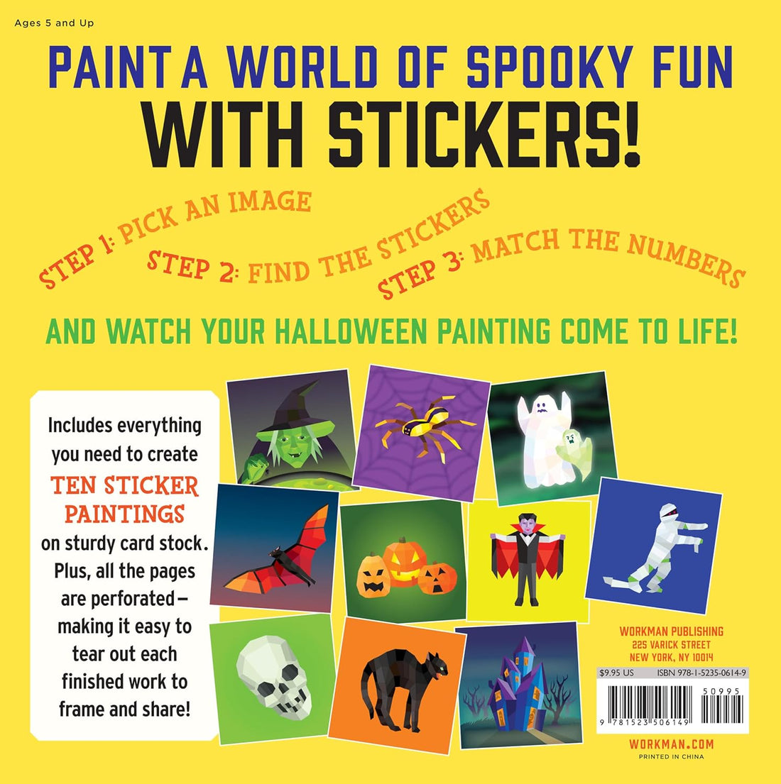Paint By Sticker: Halloween