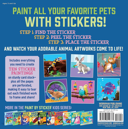 Paint By Sticker: Pets