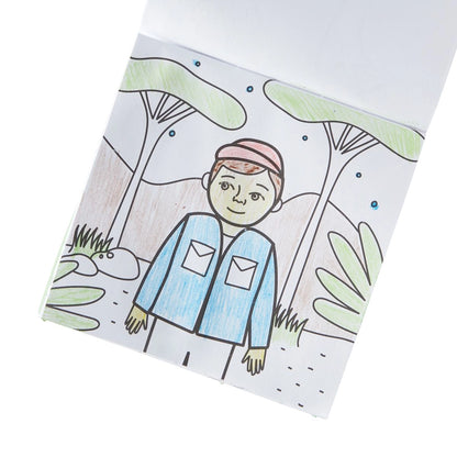 Carry Along Coloring Book with Crayons: On Safari