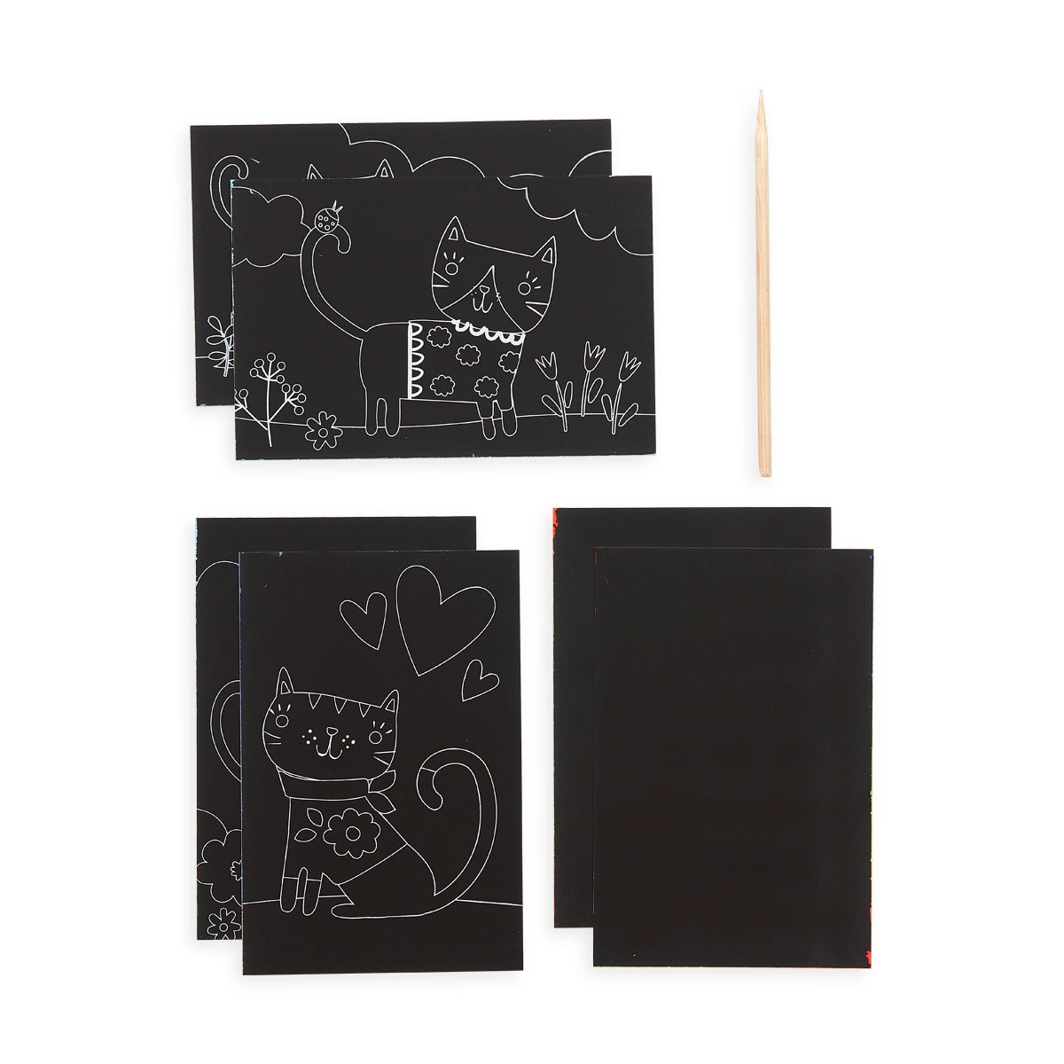 Mini Scratch &amp; Scribble Art Kit: Cutie Cats