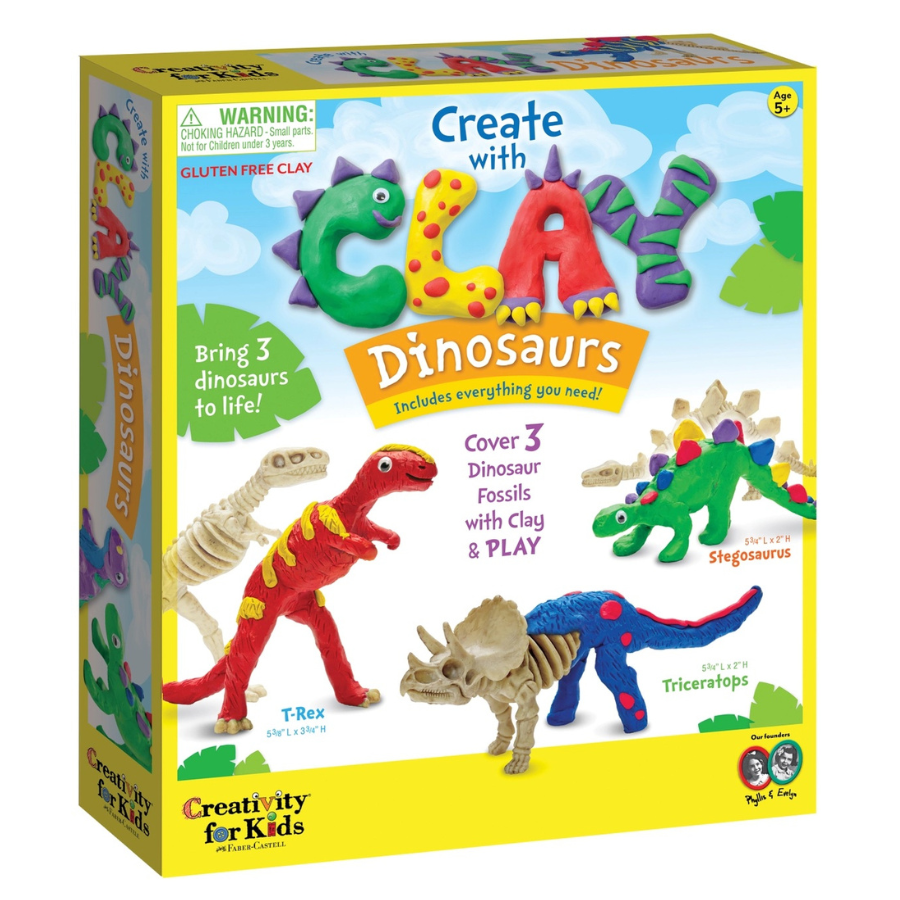 Create with Clay Dinosaur Craft Kit