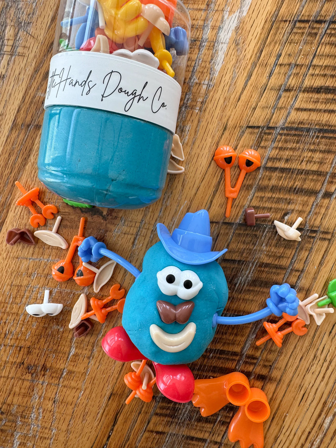 Pota-Dough-Head Playdough Jar