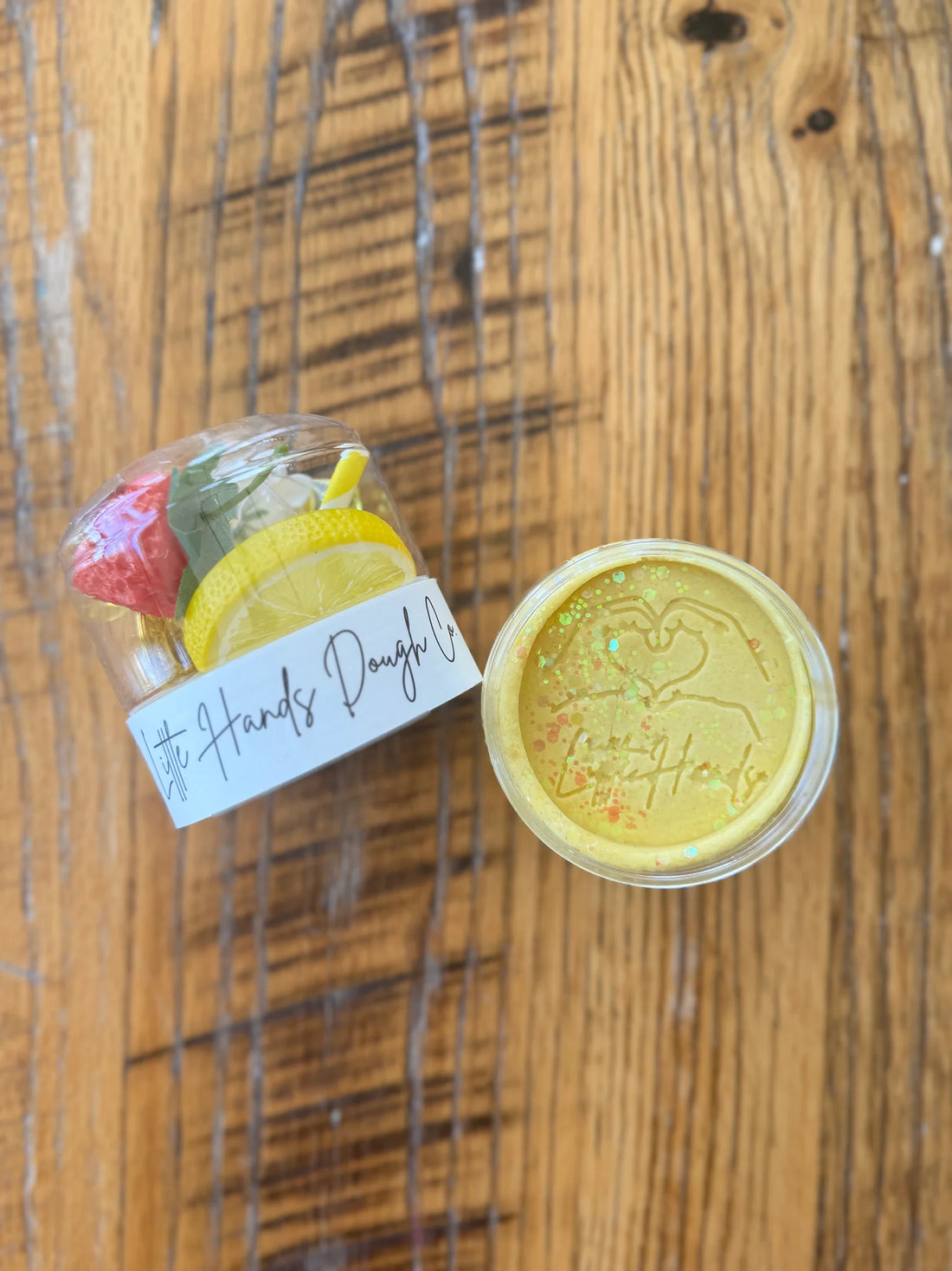 Lemonade Playdough Jar