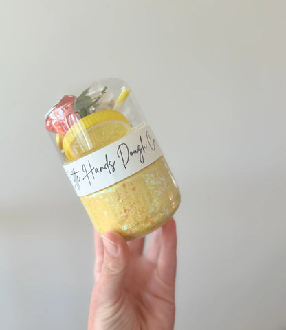 Lemonade Playdough Jar