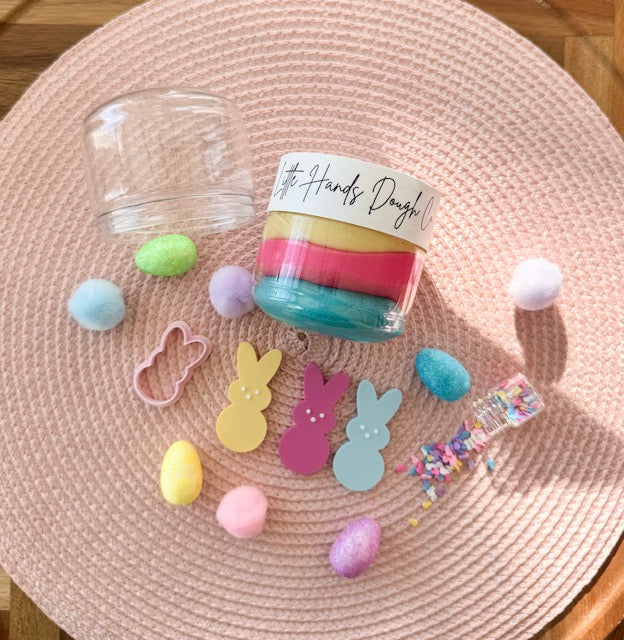 Peeps Playdough Jar