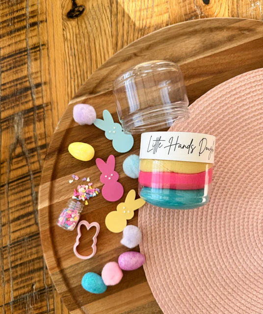 Peeps Playdough Jar