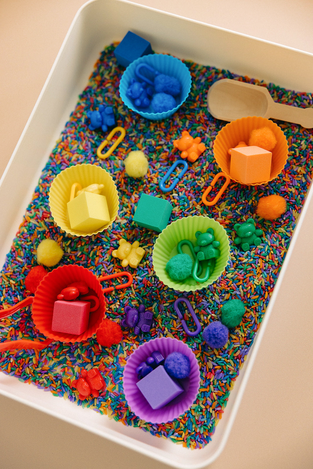 Color Collector Sensory Bin