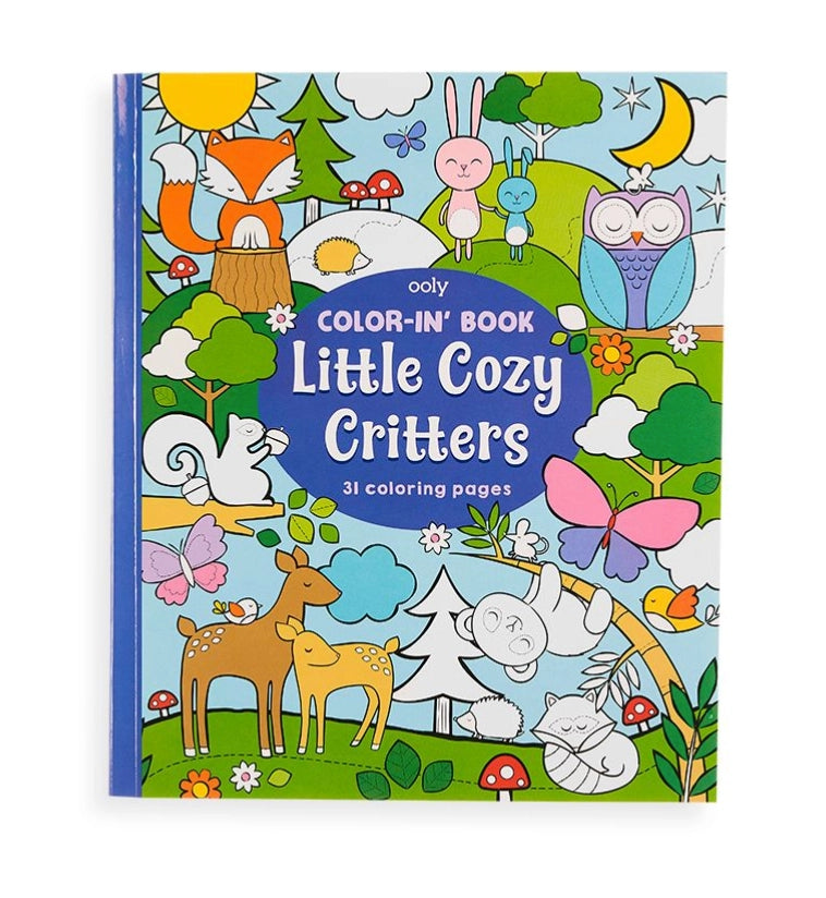 Coloring Book: Little Cozy Critters