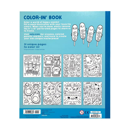 Coloring Book: Happy Snacks