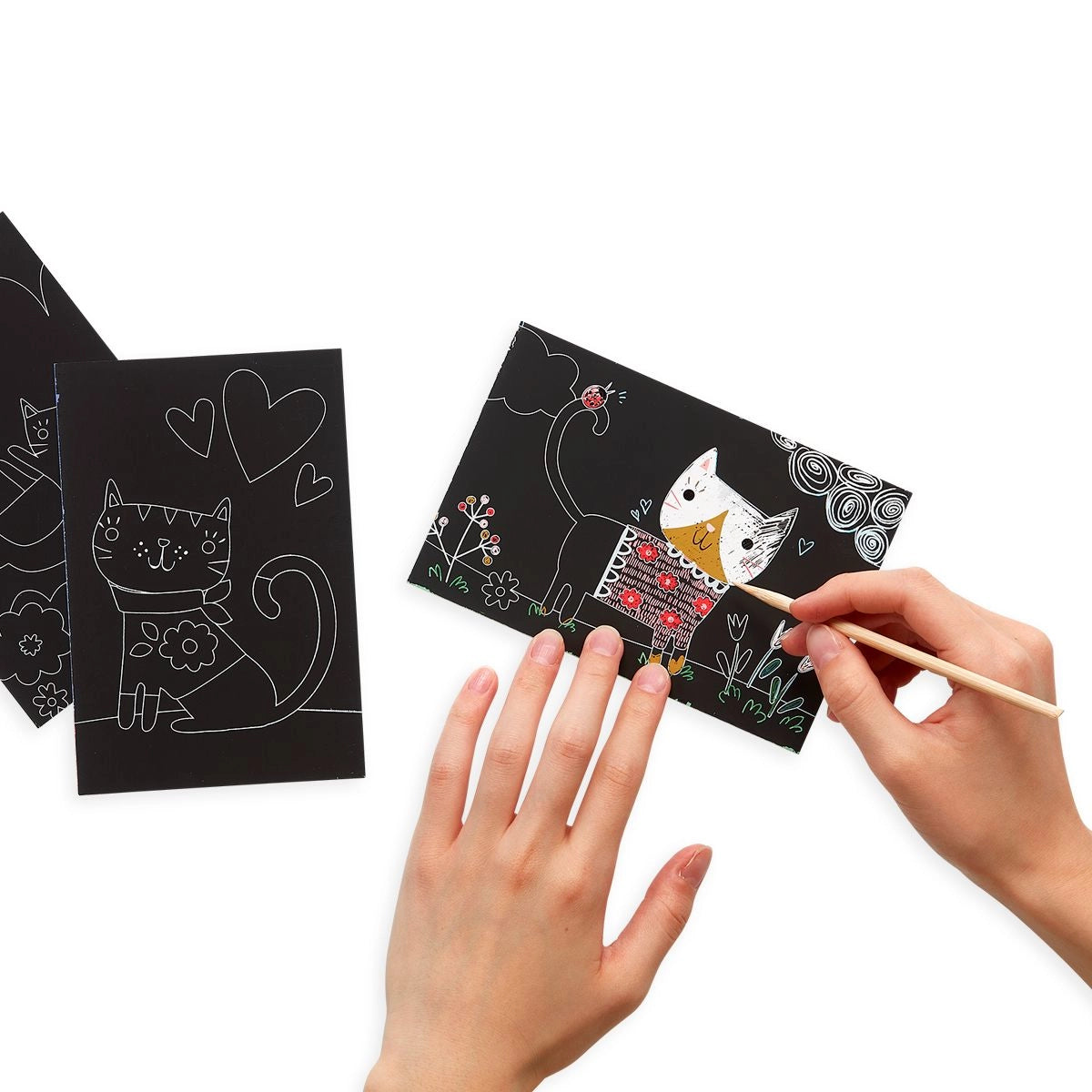 Mini Scratch &amp; Scribble Art Kit: Cutie Cats