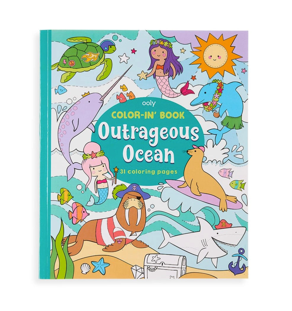 Coloring Book: Outrageous Ocean
