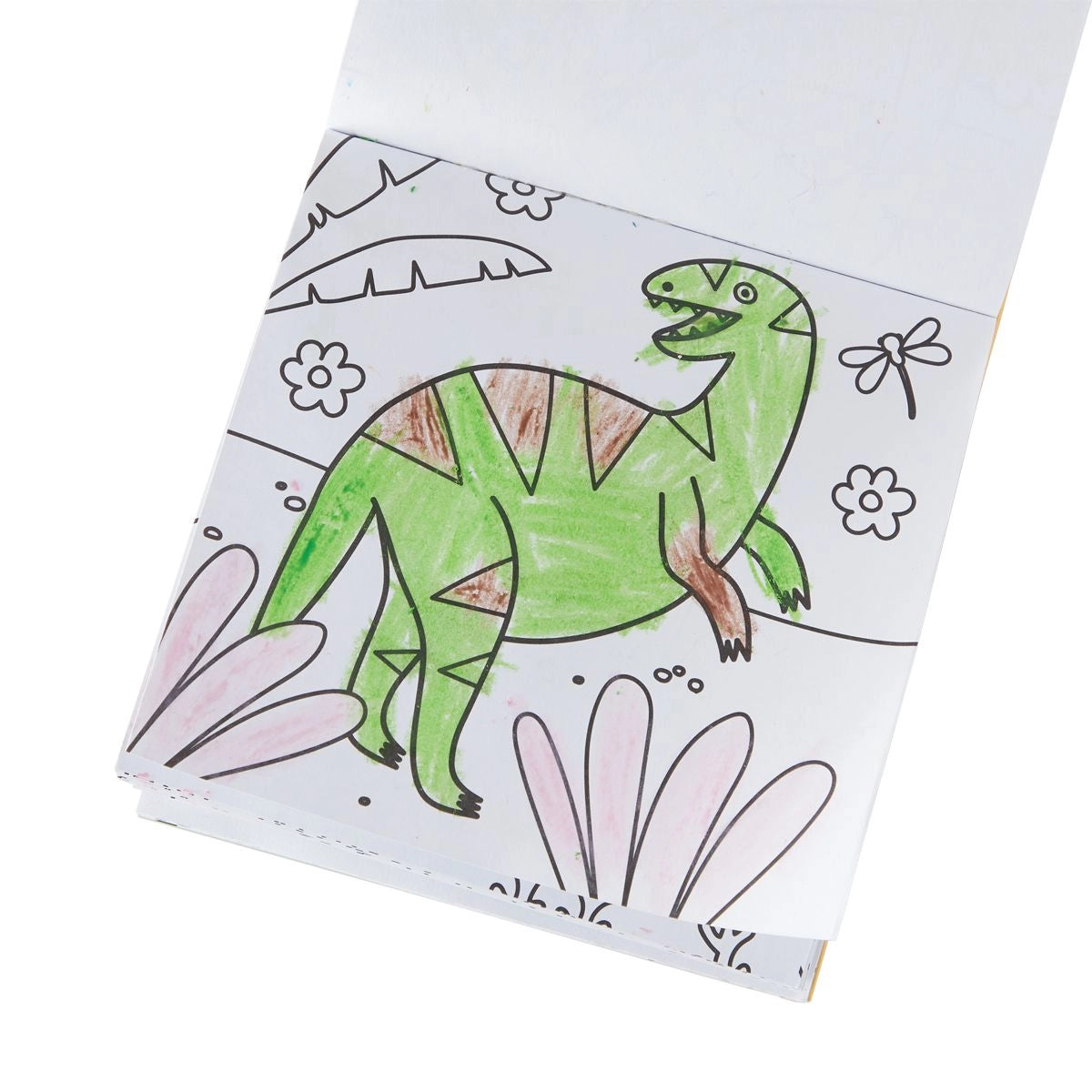 Carry Along Coloring Book with Crayons: Dinoland