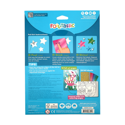 Foil-Tastic Foil Art Kit: Awesome Animals