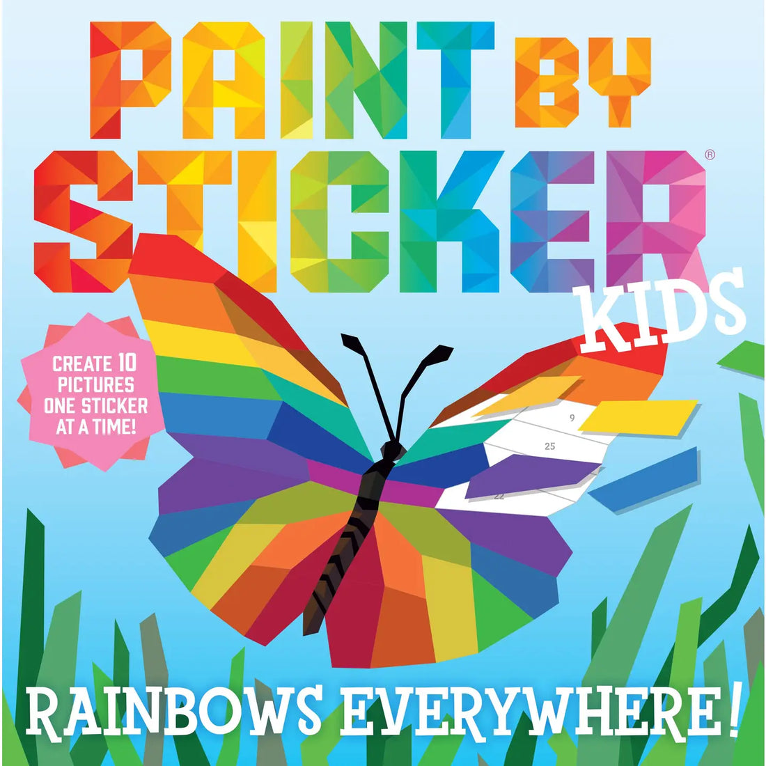 Paint By Sticker: Rainbows Everywhere