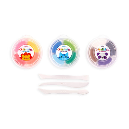 Creatibles DIY Air Dry Clay Kit (12 Colors)