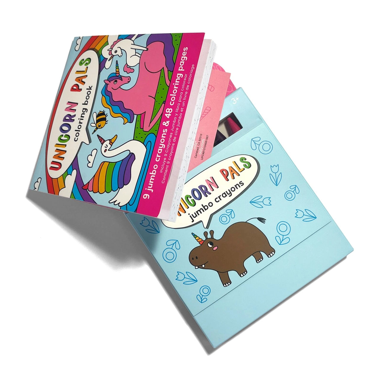 Carry Along Coloring Book with Crayons: Unicorn Pals