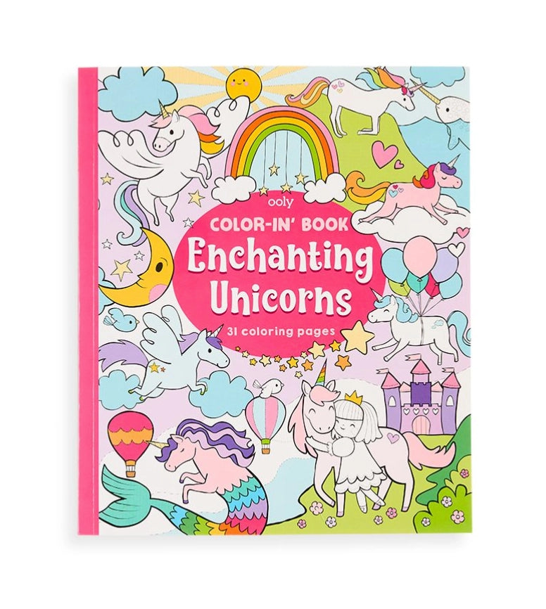 Coloring Book: Enchanting Unicorns