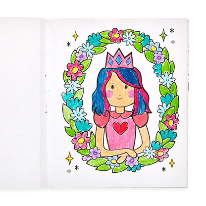 Coloring Book: Princesses &amp; Fairies