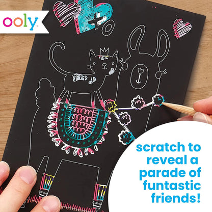 Mini Scratch &amp; Scribble Art Kit: Funtastic Friends