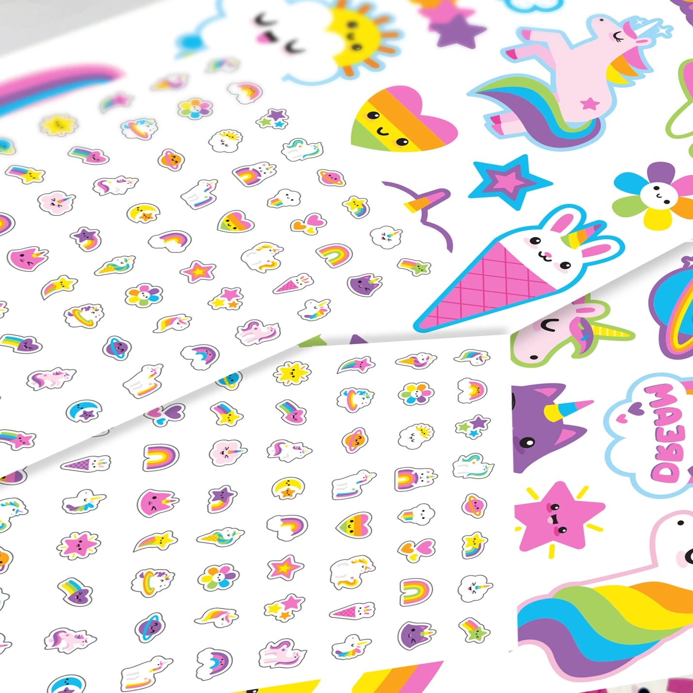 Tattoo Palooza: Temporary Tattoos + Nail Stickers (Unicorns)
