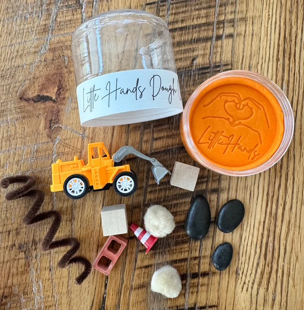 Construction Playdough Jar