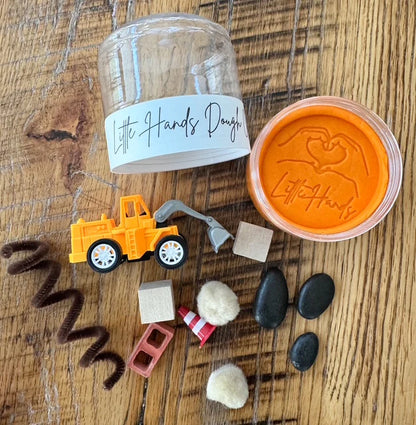 Construction Playdough Jar