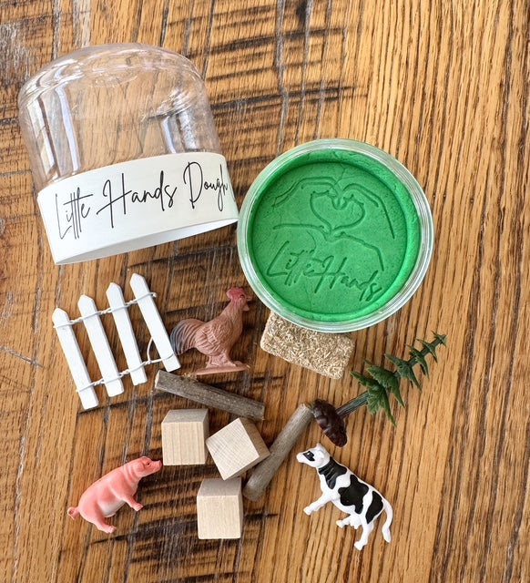 Farm Playdough Jar