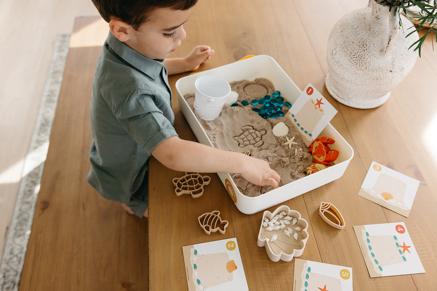 Coastal Creator Sensory Bin