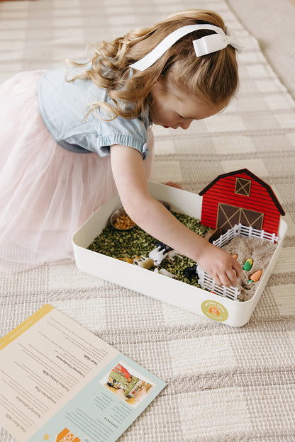 On the Farm Sensory Bin